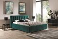 Glamour lova 160x200 gobelenas metalinis grotelių rėmas patalynės dėžė