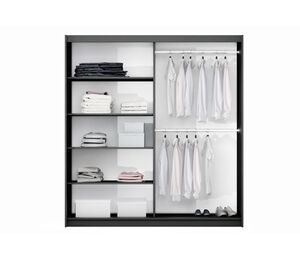 Spinta Bastia 200 Lux vidus – lentynos ir kabykla patogiam drabužių laikymui