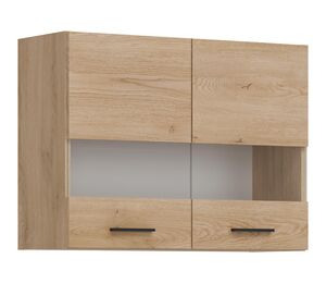 pakabinama virtuvės spintelė Pati PK06 su stiklu ąžuolas Cremona Torro