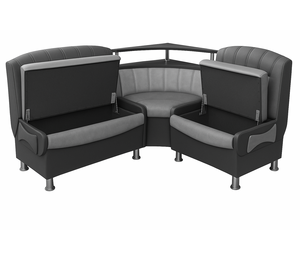 Modernus virtuvinis kampas Samba, kampas surenkamas į abi puses