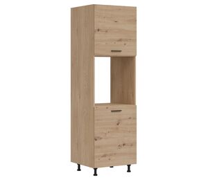 pastatoma aukšta spintelė orkaitei Pati PK24 artisan ąžuolas 60 cm