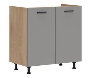 pastatoma virtuvės spintelė Pati PK20 grafito spalvos fasadai