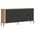 Komoda Dante DT07 su antracito matiniais MDF fasadais ir juodomis kojelėmis Komoda Dante DT07 su antracito matiniais MDF fasadais ir juodomis kojelėmis