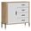 Komoda Dante DT08 su baltais matiniais MDF fasadais ir juodomis kojelėmis Komoda Dante DT08 su baltais matiniais MDF fasadais ir juodomis kojelėmis