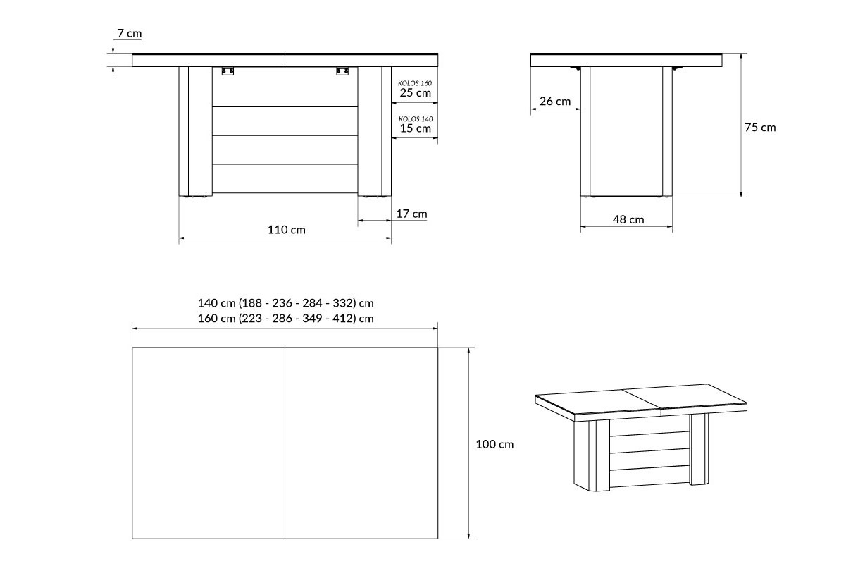 Stalas Kolos 160 - Image 15