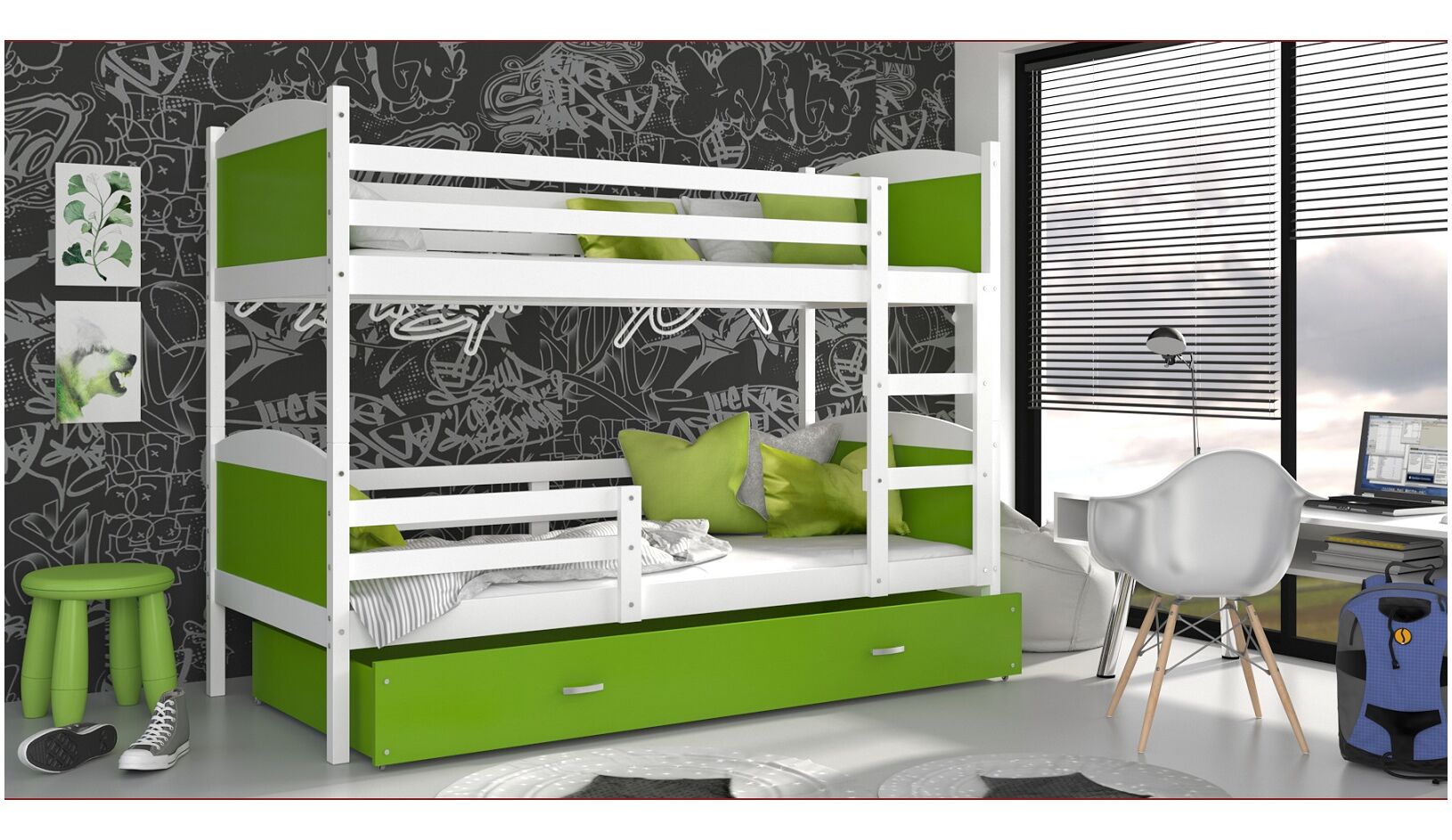 Dviaukštė lova Mateusz 80x190 - Image 16