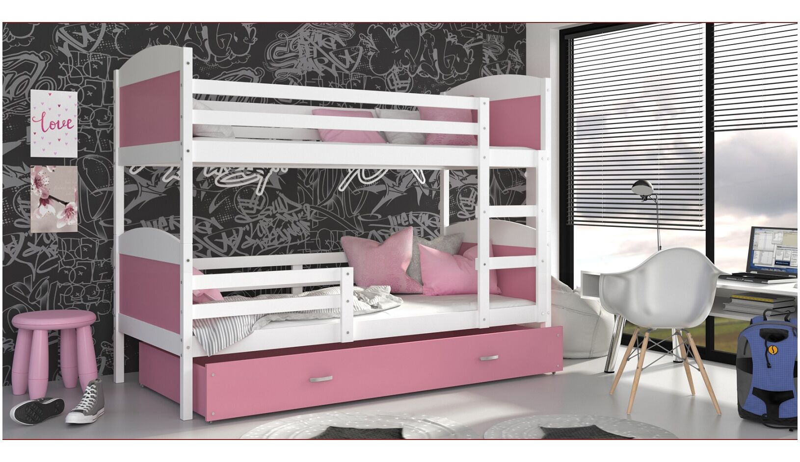 Dviaukštė lova Mateusz 80x190 - Image 18