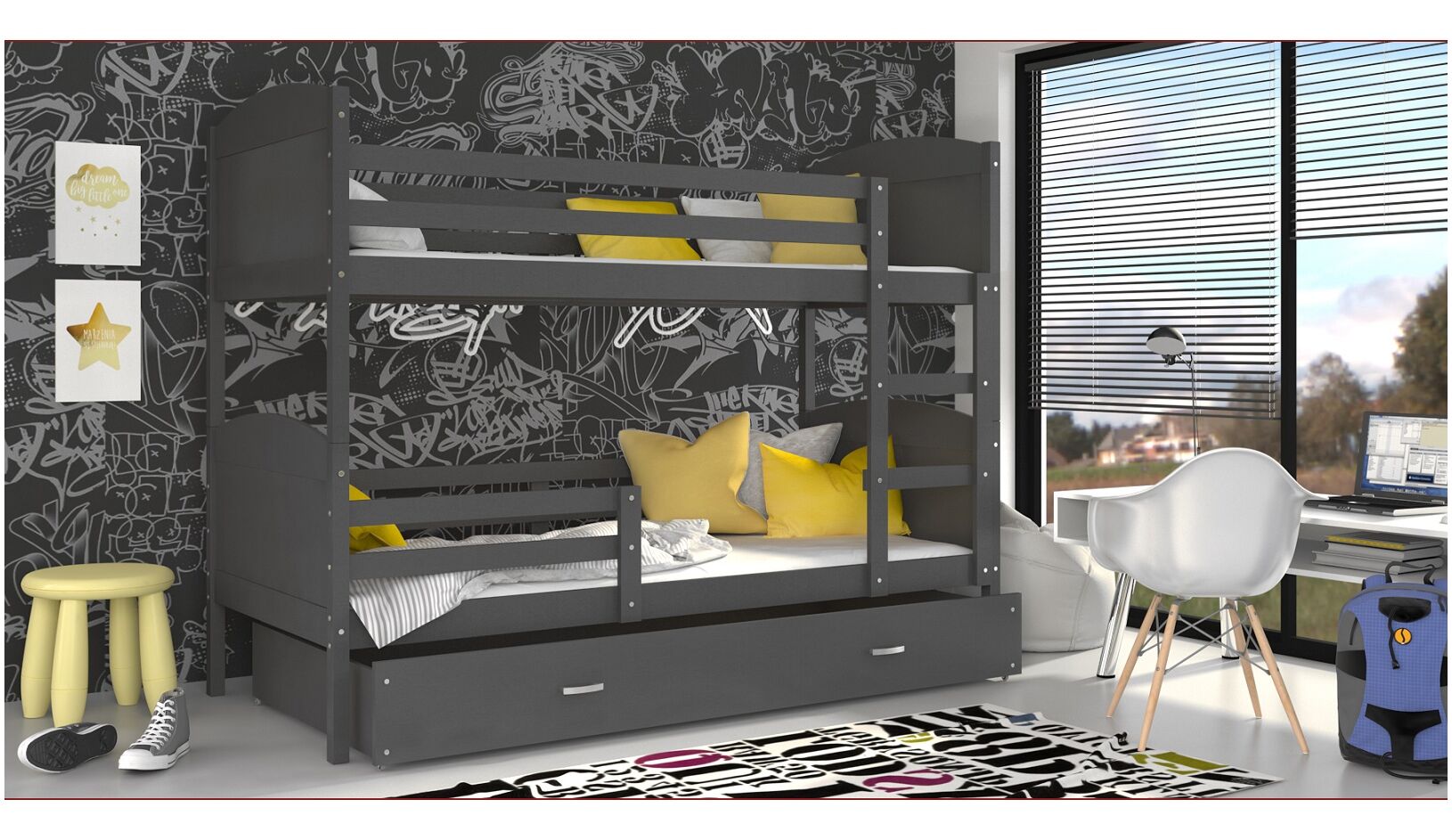 Dviaukštė lova Mateusz 80x190 - Image 2