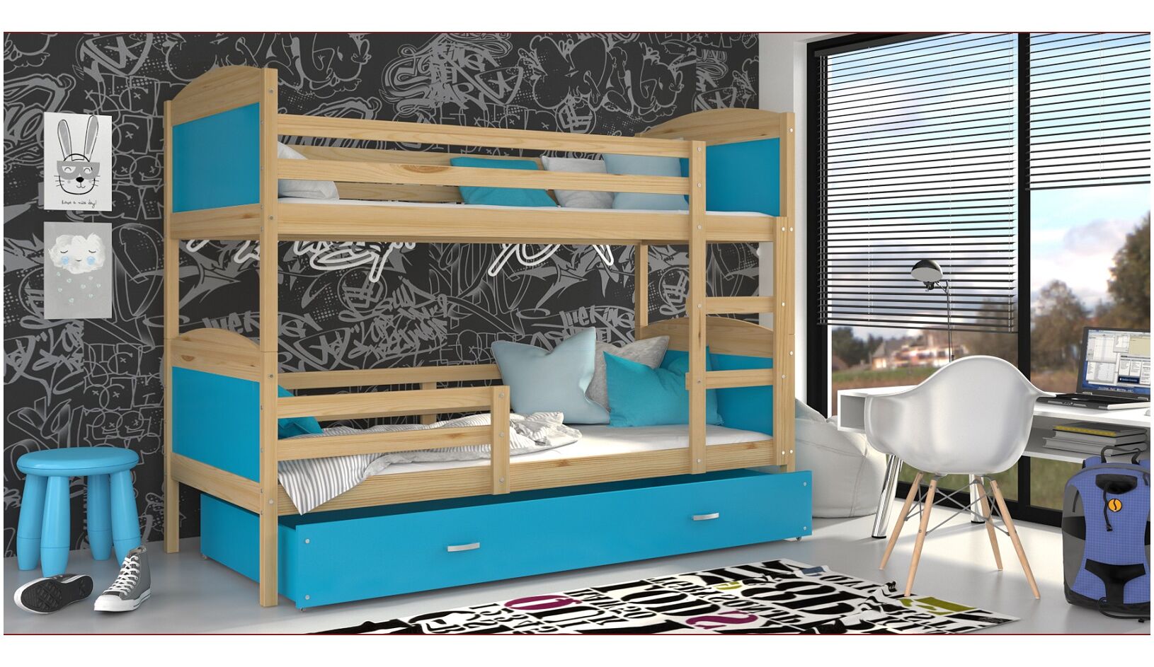 Dviaukštė lova Mateusz 80x190 - Image 9