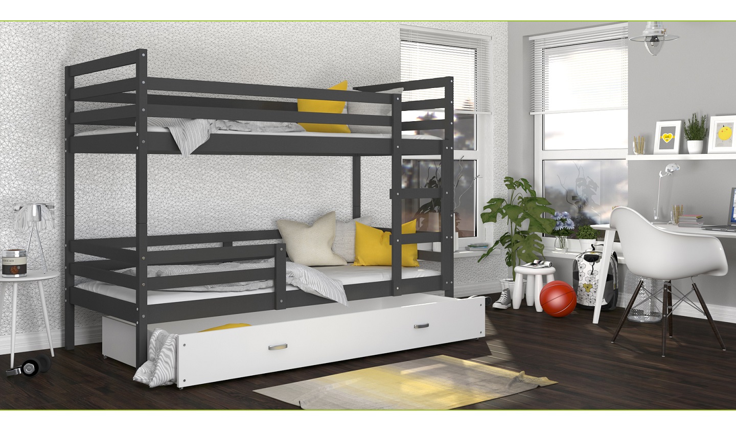 Dviaukštė lova Jacek 90x200 - Image 8