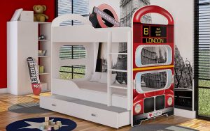 Dviaukštė lova Dominik N 80x180