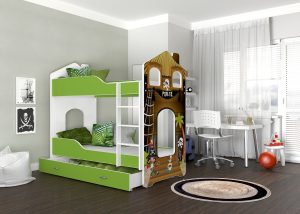 Dviaukštė lova Dominik Domek N 80x180