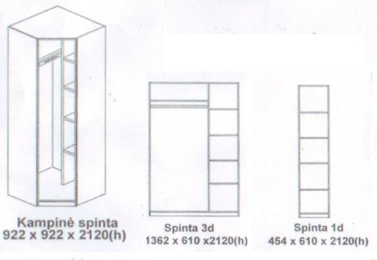 Miegamojo komplektas Legno - Image 2