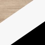 Sonomos šviesi balta juoda