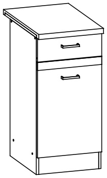 Pastatoma spintelė Eliza EZ11/D40S1