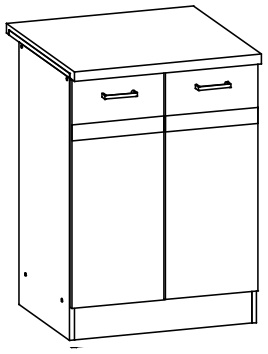 Pastatoma spintelė Eliza EZ14/D60