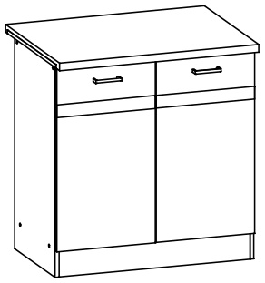 Pastatoma spintelė Eliza EZ16/D80