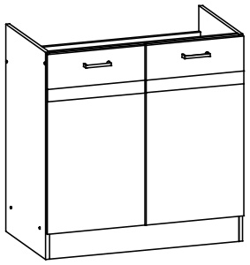 Pastatoma spintelė plautuvei Eliza EZ17/D80