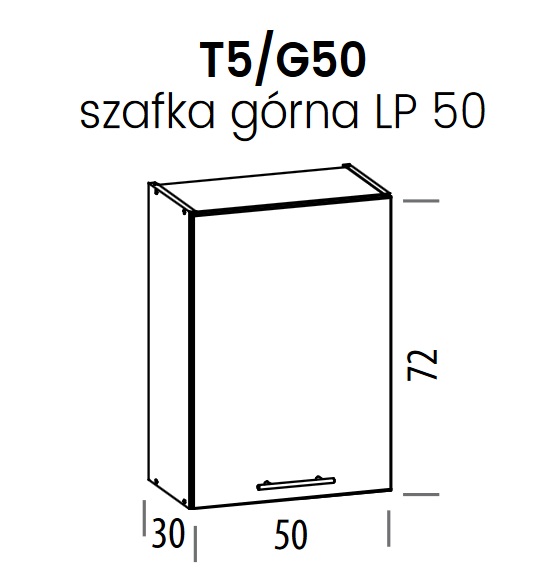 Pakabinama spintelė Tiffany T5/G50