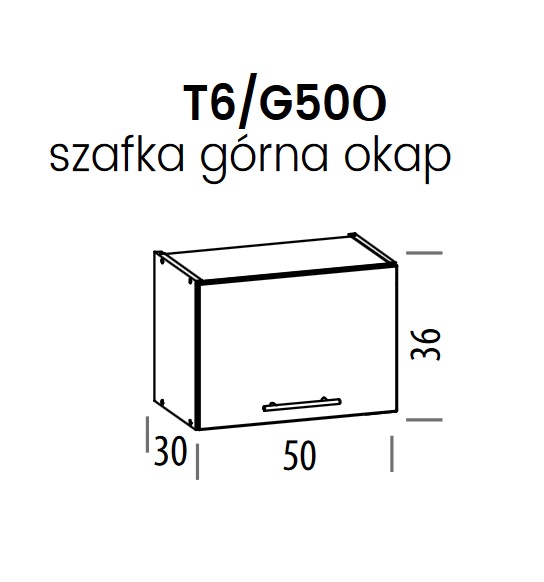 Pakabinama spintelė Tiffany T6/G50o
