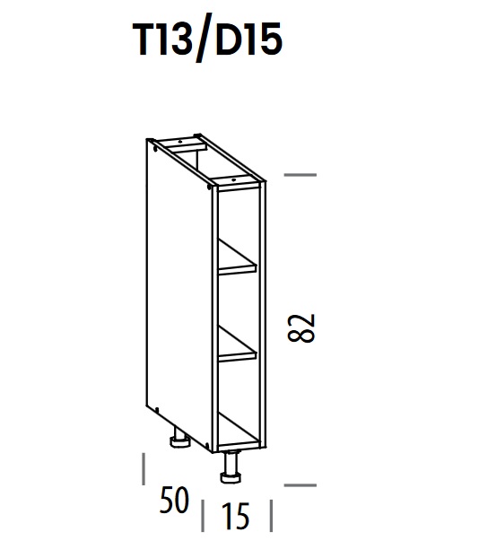 Pastatoma spintelė Tiffany T13/D15