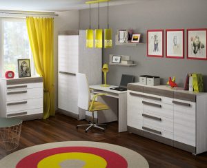 Vaikų kambario komplektas Blanco A