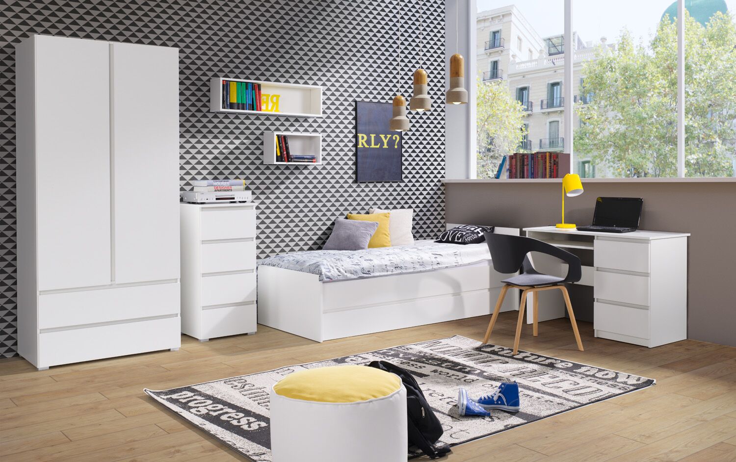 Vaikų kambario komplektas Cosmo A