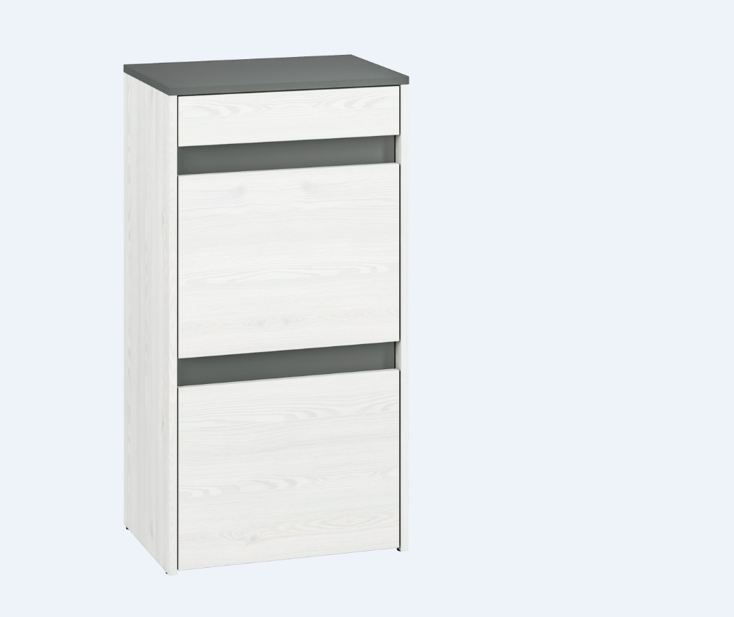 Batų dėžė Hyga 04 – pušis antracitas