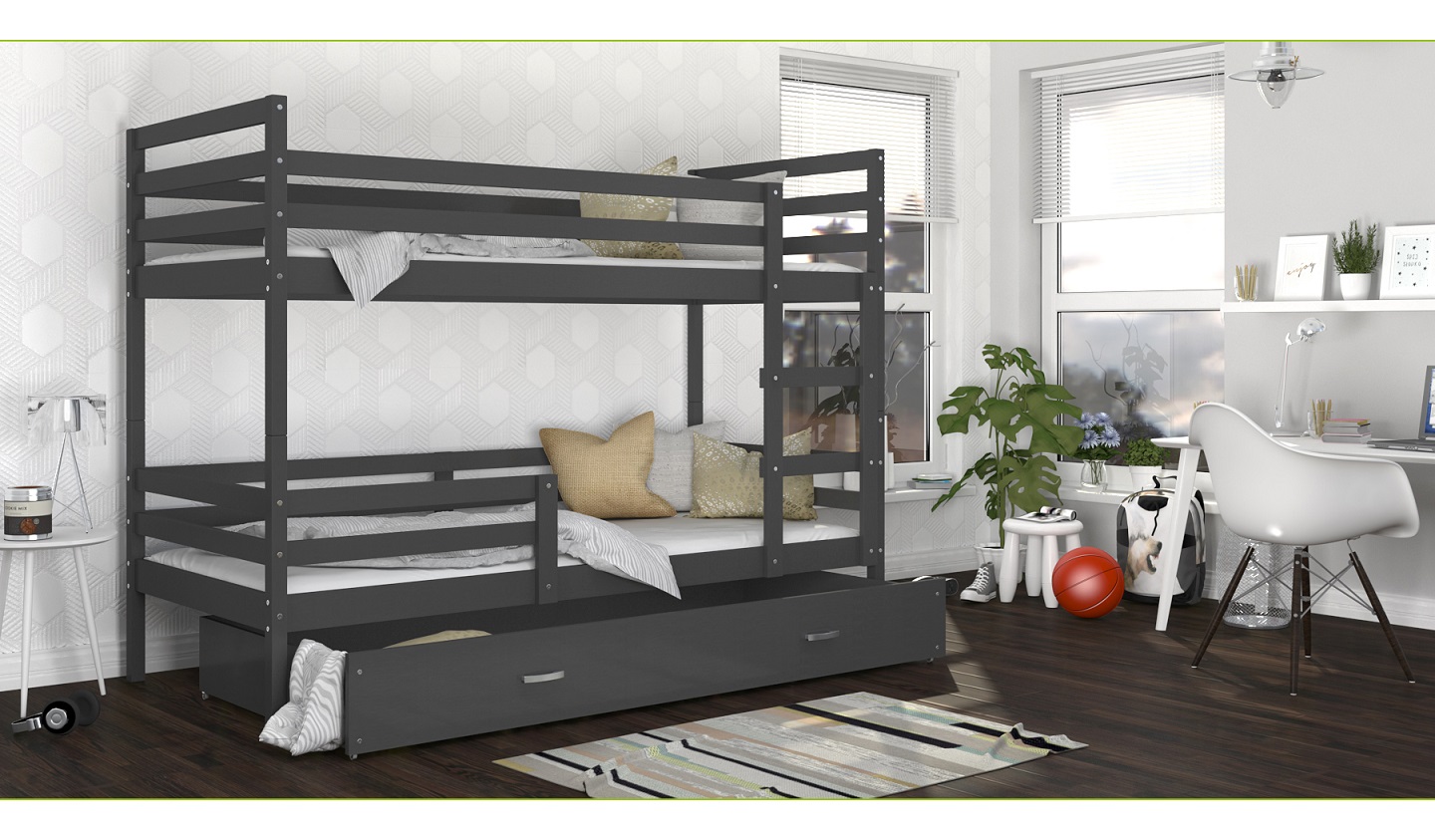 Dviaukštė lova Jacek 80x160 - Image 3