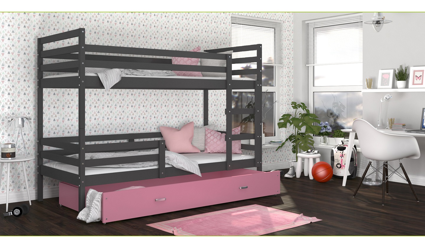 Dviaukštė lova Jacek 80x160 - Image 4