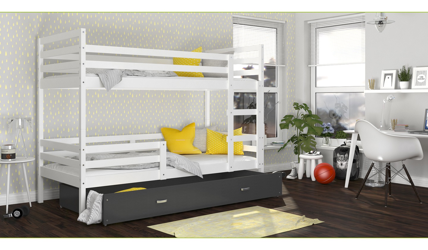 Dviaukštė lova Jacek 90x200 - Image 4