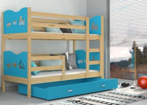 Dviaukštė lova Max 80x190