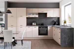 Kampinis virtuvės spintelių komplektas Pati 600B