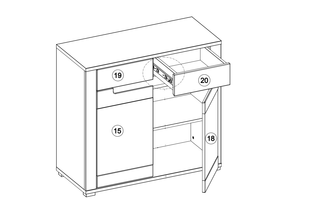 Miegamojo komplektas York B - Image 9