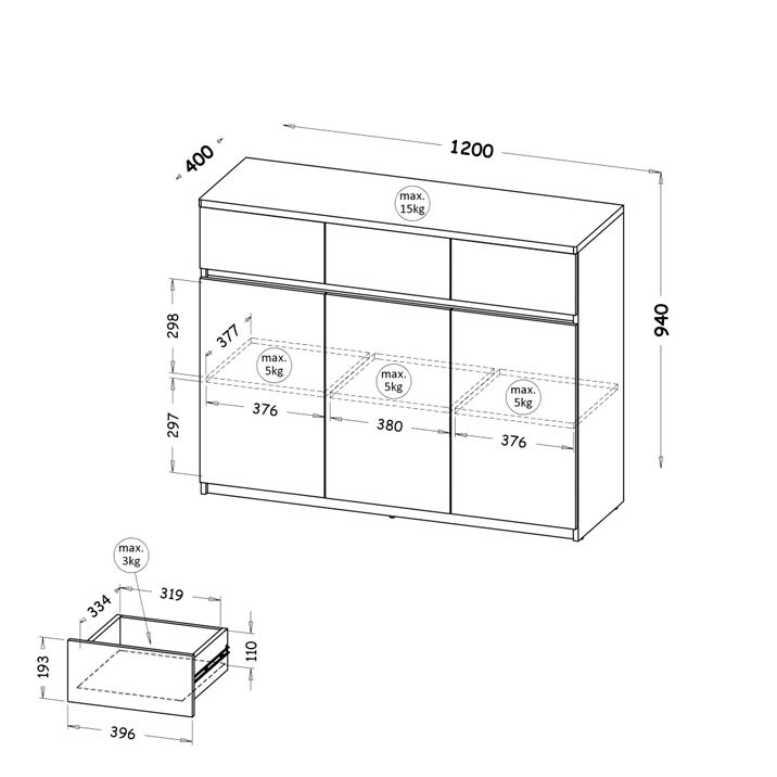Miegamojo komplektas Arca A - Image 16