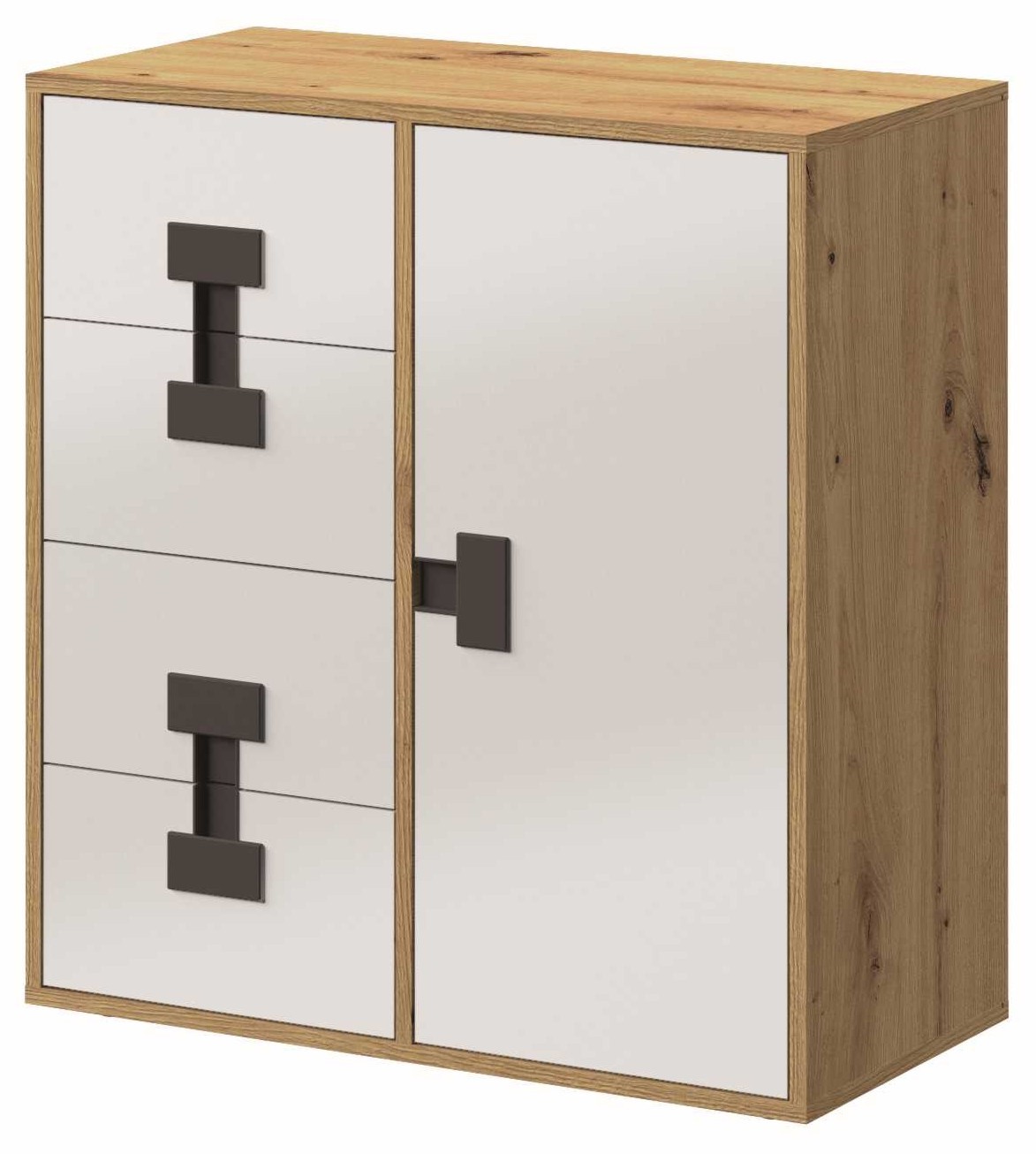 Artisan ąžuolas   balta blizgi