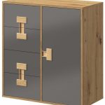 Artisan ąžuolas pilka blizgi