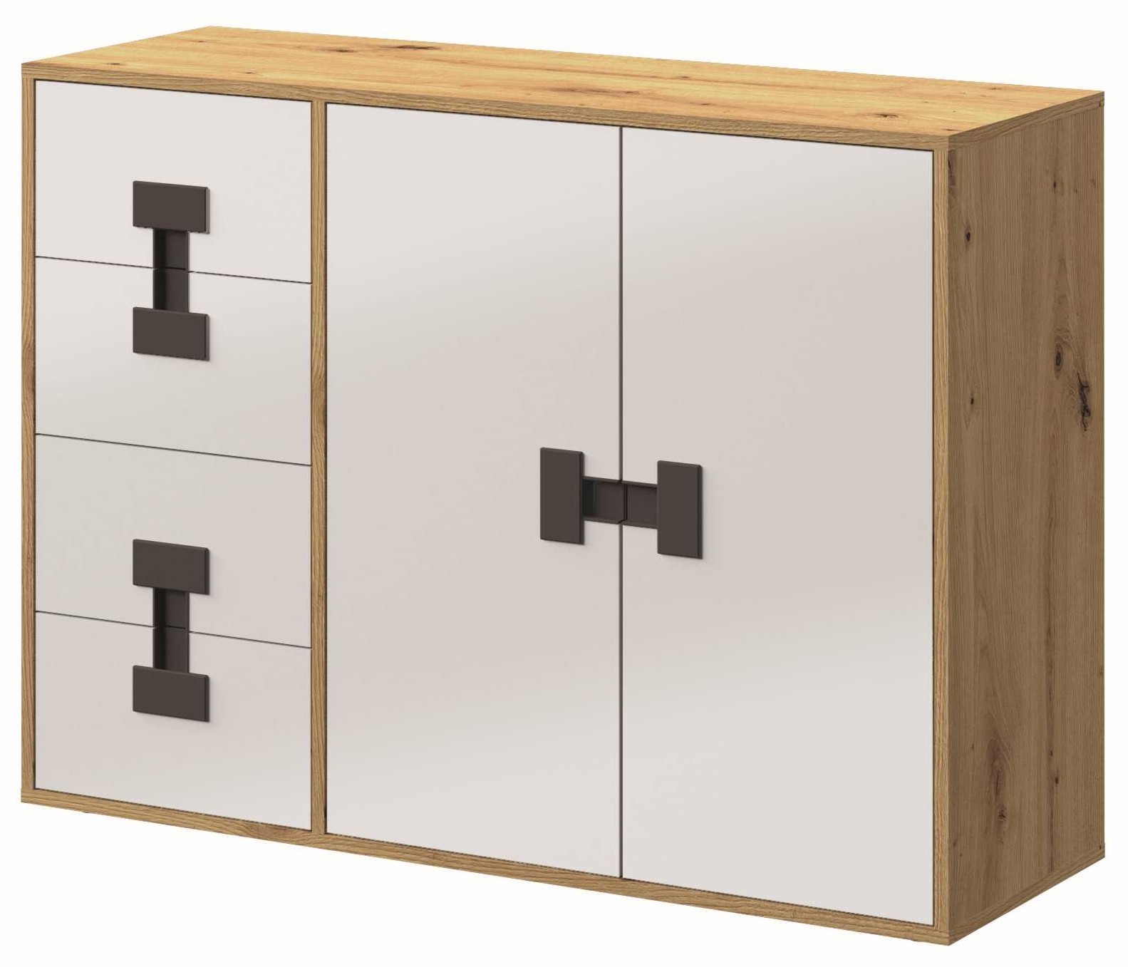 Artisan ąžuolas   balta blizgi