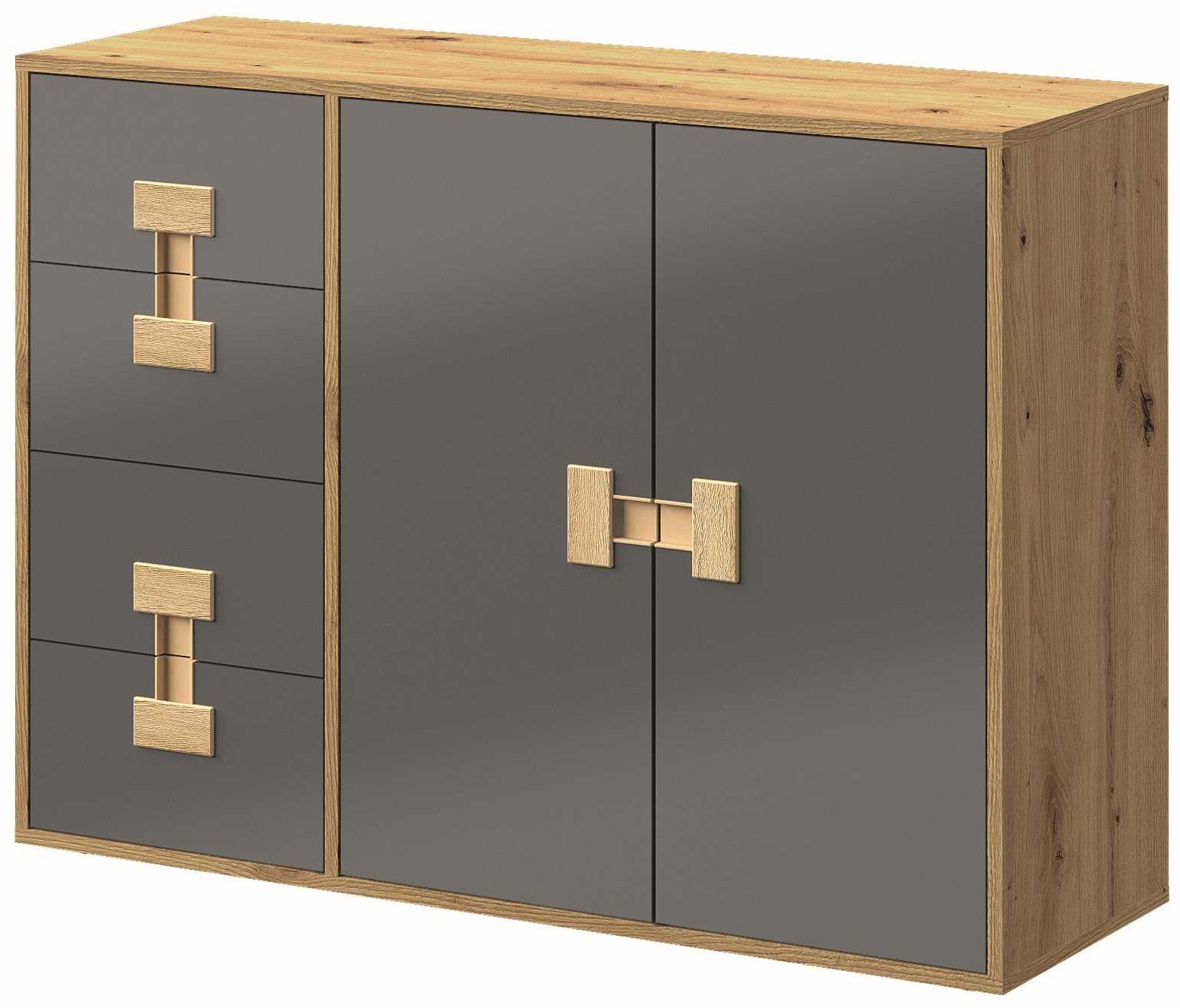 Artisan ąžuolas   pilka blizgi