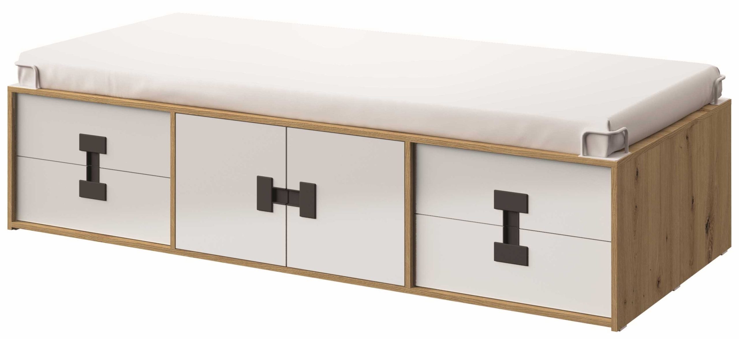 Artisan ąžuolas   balta blizgi