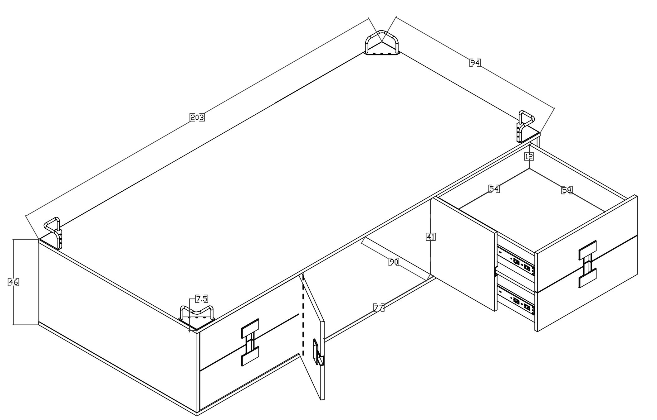 Vaikų kambario komplektas Index C - Image 16