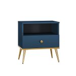 Tamsi mėlyna   auksinė