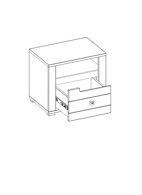 Naktinis staliukas York Y16/Y17 - Image 6
