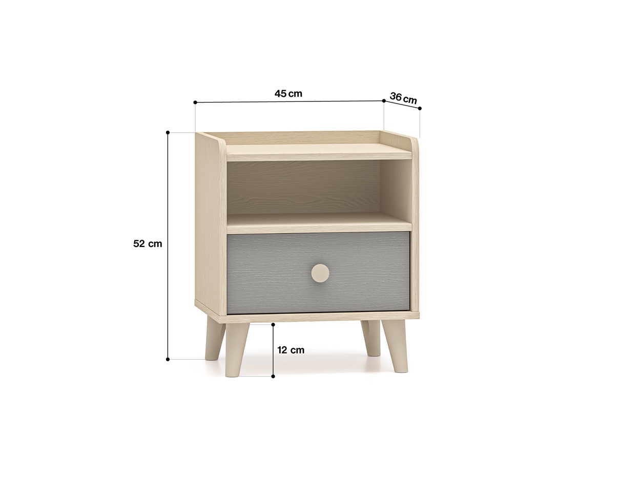 Naktinis staliukas Mevel 10 - Image 14