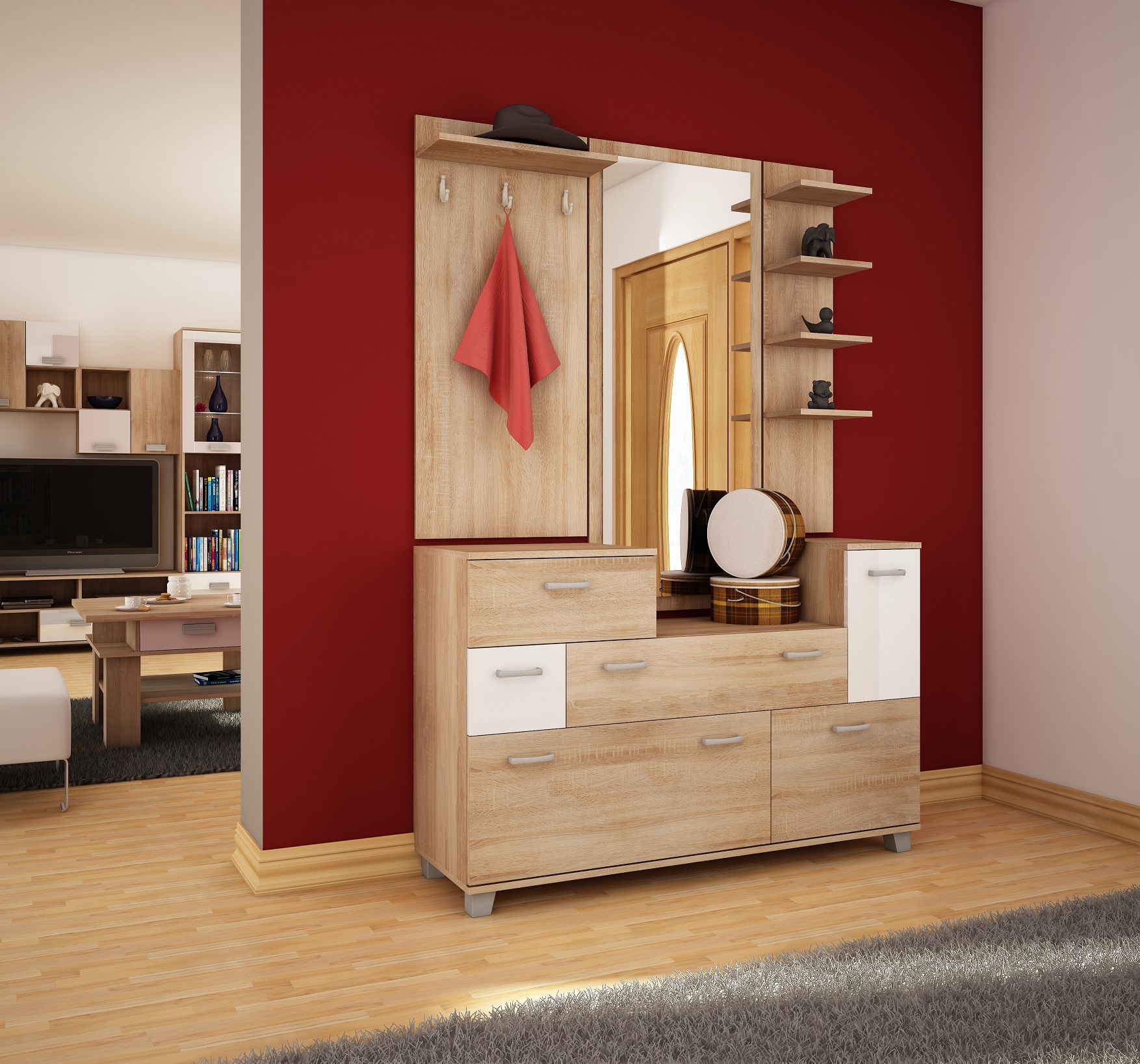 Sonomos ąžuolas   balta blizgi