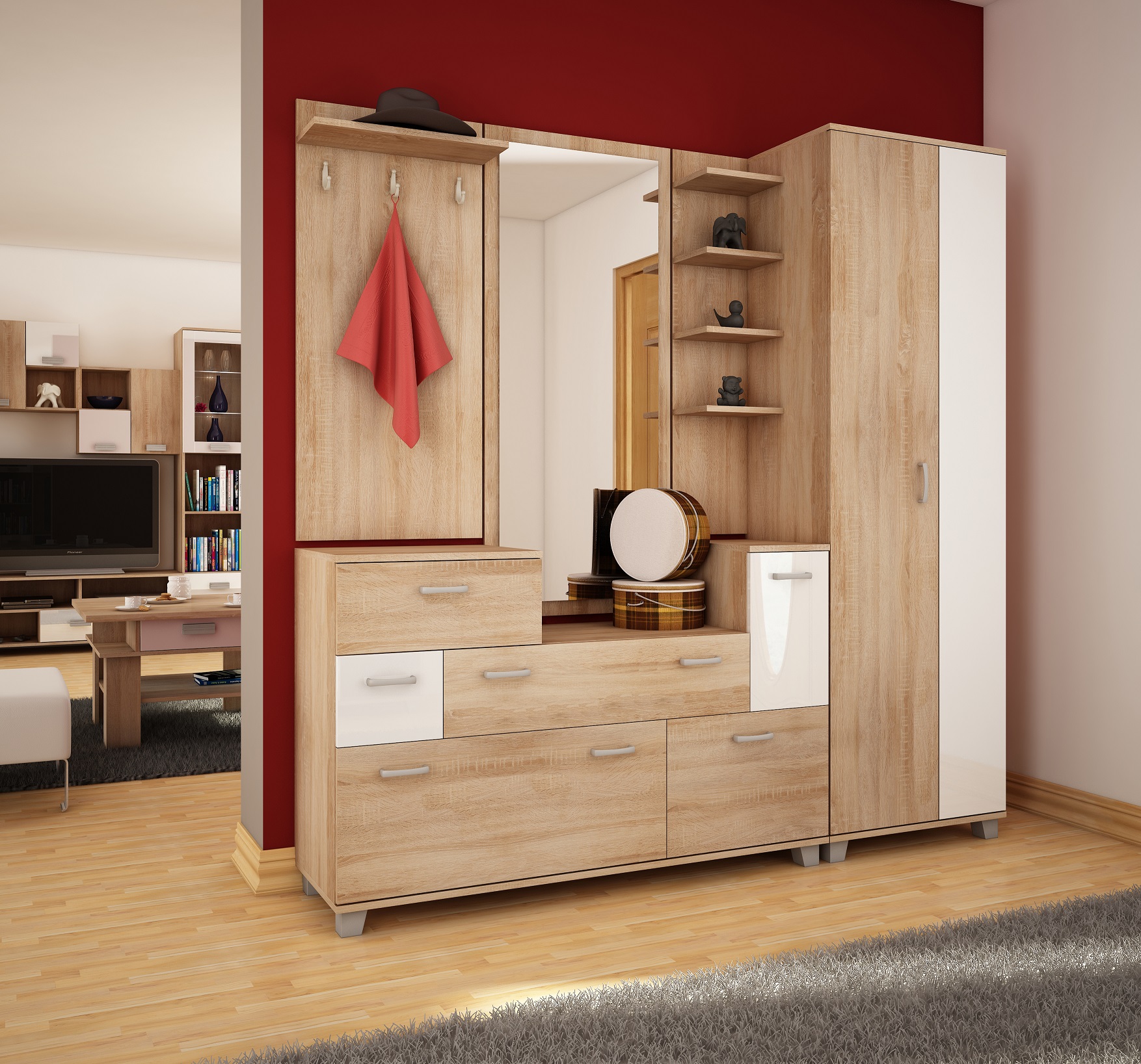 Sonomos ąžuolas   balta blizgi