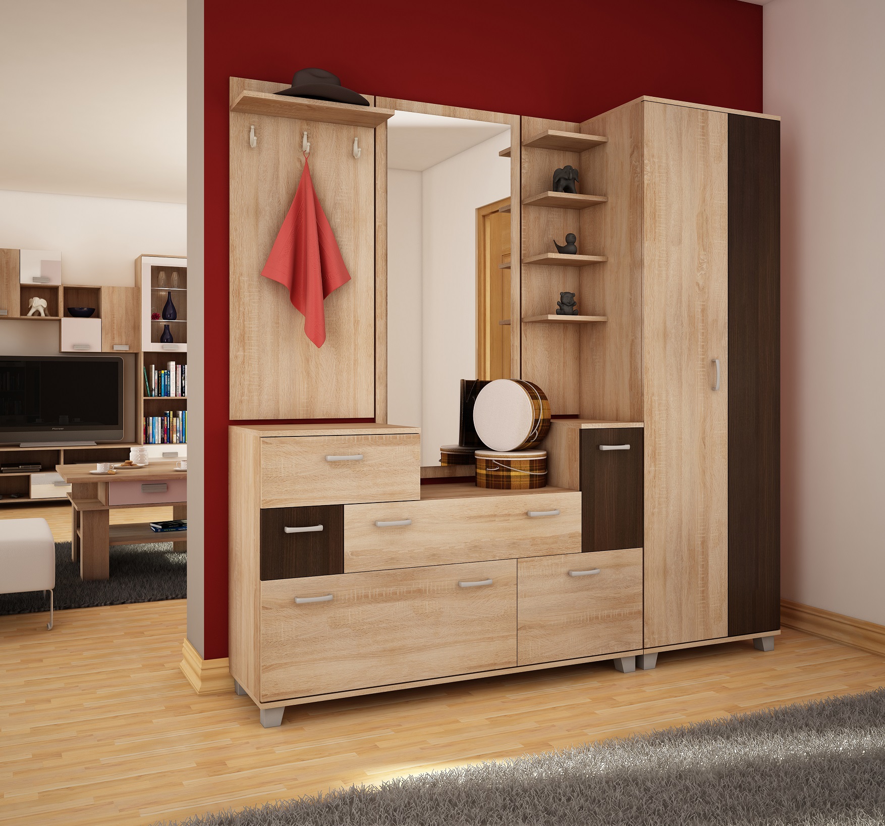 Prieškambario komplektas Grand B - Image 4