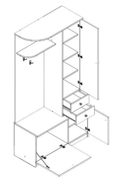 Prieškambario komplektas Max - Image 3