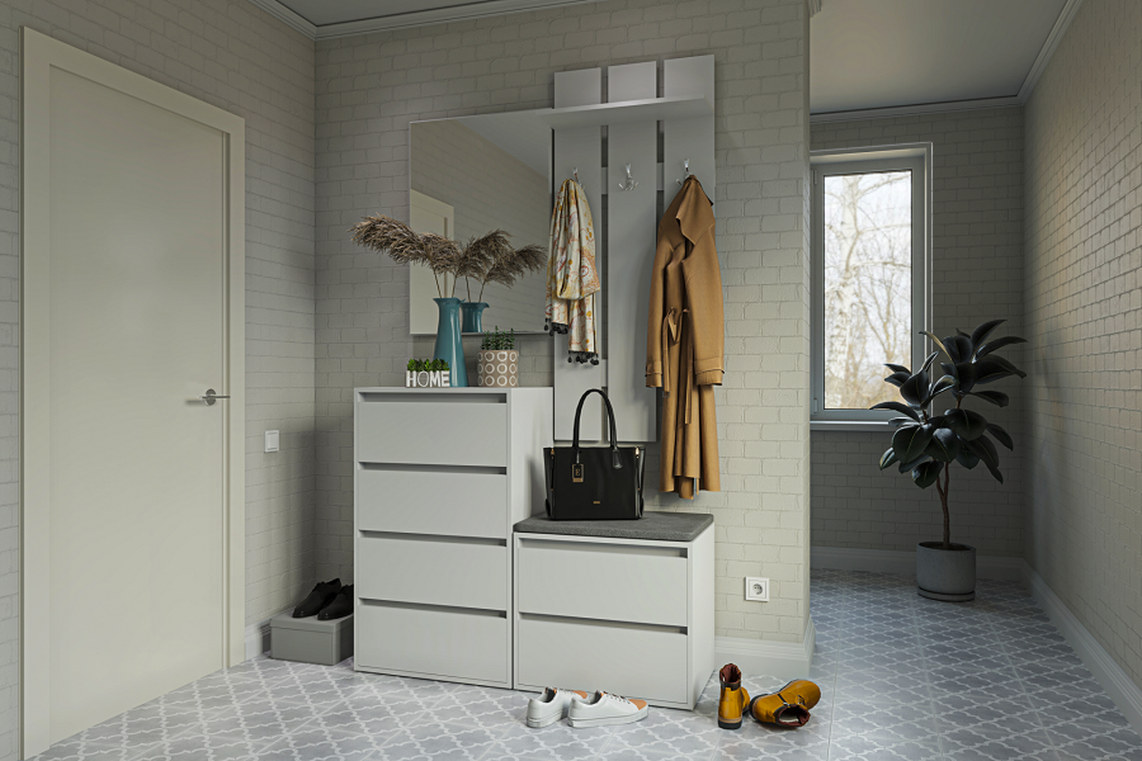 Prieškambario komplektas Melania