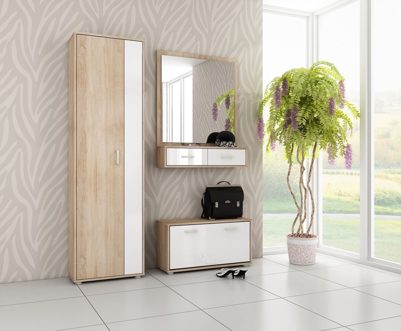 Sonomos šviesi   balta blizgi